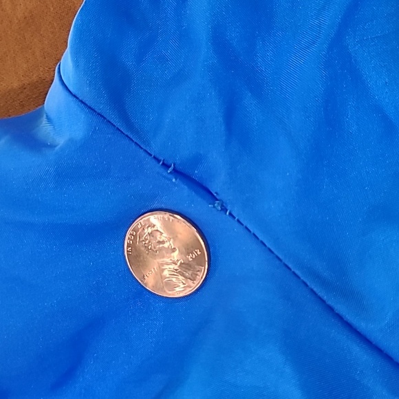 Vintage Nike Blue Swoosh Swishy Track Pants S10509 XL - Picture 7 of 9